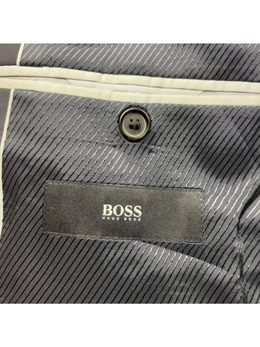 Hugo Boss Men's The James3/Sharp5 100% Wool 2-Button Blazer Navy • 44R-US | 54EU